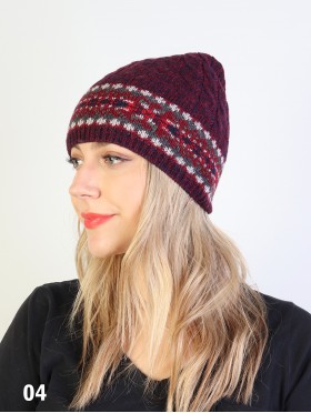 Fashion Knitted Edge Hat (Hat Only)